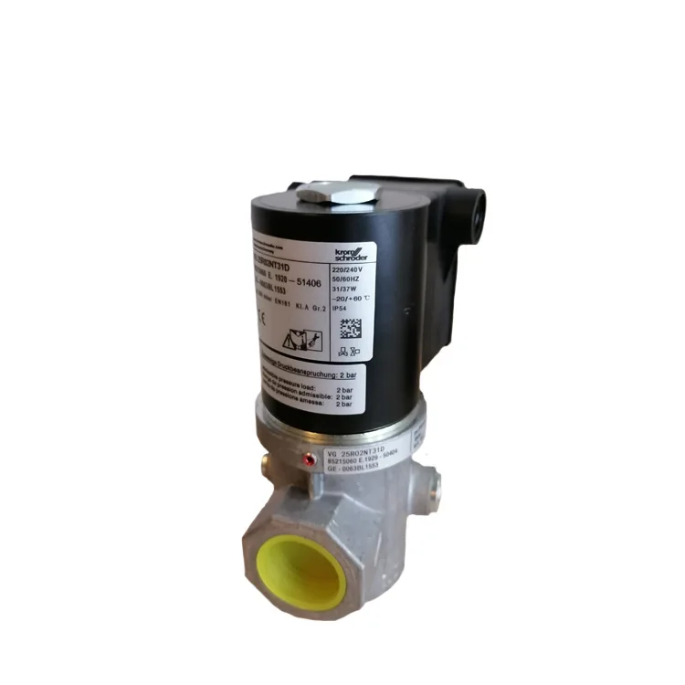 Industrial Normally Closed Solenoid Valve VG25R02NT31D, Control Structure Shut Valve Replacement for Industrial Burner Equipment