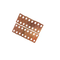 16pcs Copper BusBars Battery 27mm Hole Central Pitch Clip Strap Connector Contact M6 For LiFePO4 Lithium Cells