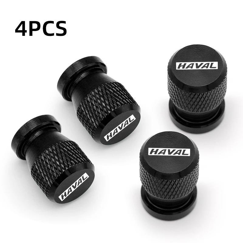 4 PCS Car Wheel Tire Valve Stem Cap Cover Aluminum, for GWM HAVAL H9 H6 F7 DARGO F7X F7H H8 MAX B07 A07 H2S F5 M4 H6 GT