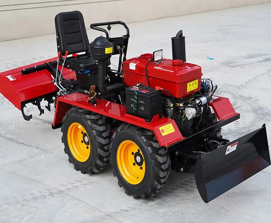 Crawler tractor agricultural machinery bulldozer equipment mini crawler cultivator tractor