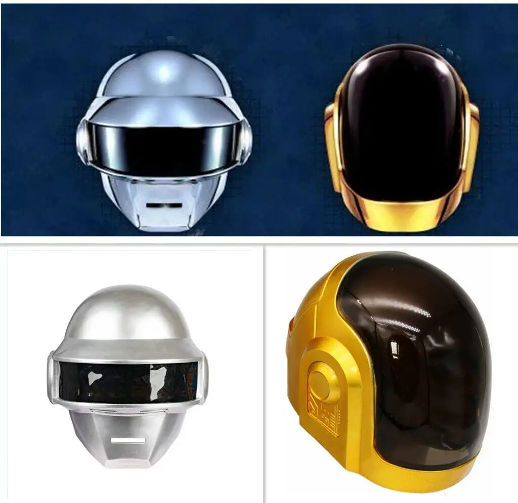 1:1 Xcostume ผู้ใหญ่ Daft Punk Helmet เรซิ่น Thomas Bangalter หน้ากากคอสเพลย์ Replica Props สำหรับปาร์ตี้ฮาโลวีน