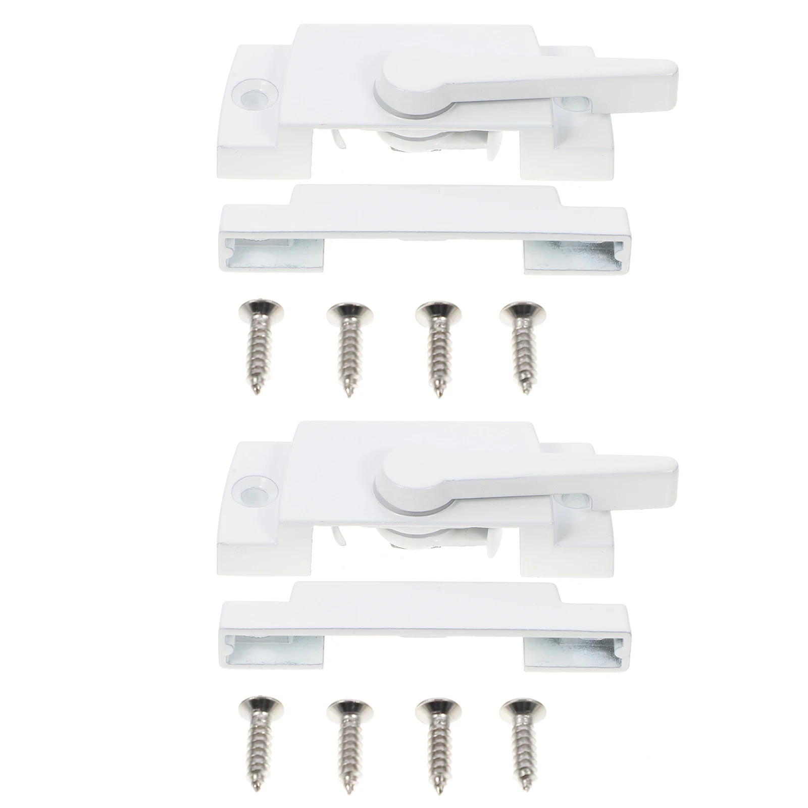 

2 set Moon Lock Accessories Zinc Alloy Sliding Window Sash Locks Sturdy Security Latch For Home Safety Childproof Cam Lock