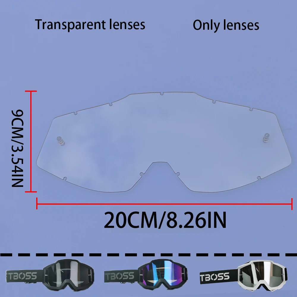 MX Off-Road Motocross-Brille Staubdichte Winddichte Skibrille mit PC-Linse für Dirt Bike Rennhelm