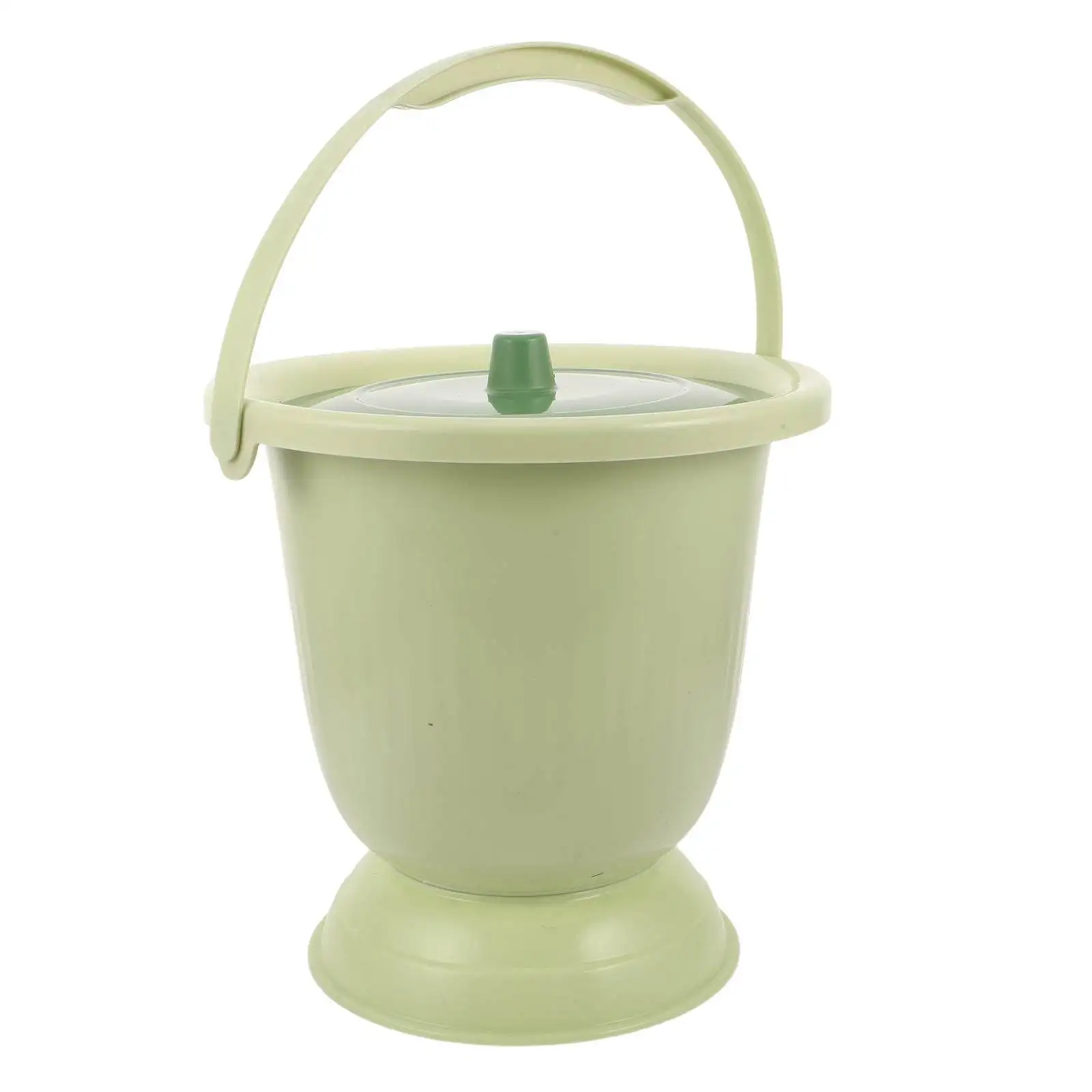 Portable Bedside Commode Bucket Covered Urinal Splashproof Toilet for Elderly Adults Pregnant Women Indoor Camping Travel Unisex