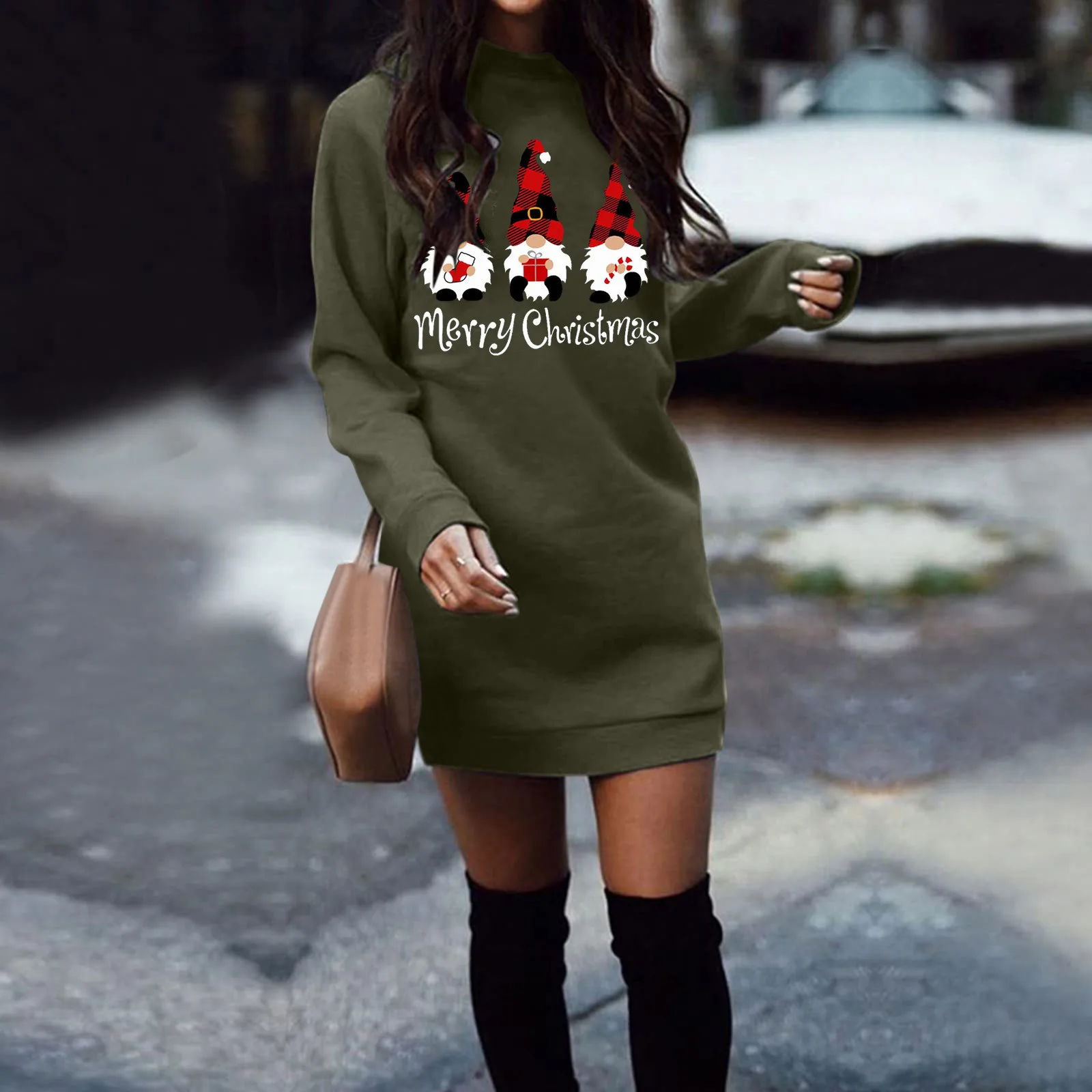 Streetwear Abbigliamento donna Y2k Abito Abbigliamento invernale Felpe con cappuccio da donna Pullover Natale Casual Autunno Harajuku Felpe Abito