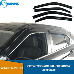 Car Window Deflector For Mitsubishi Eclipse Cross 2018 2019 2020 2021 2022 2023 2024 2025 2026 Window Visor  Sun Rain Guard