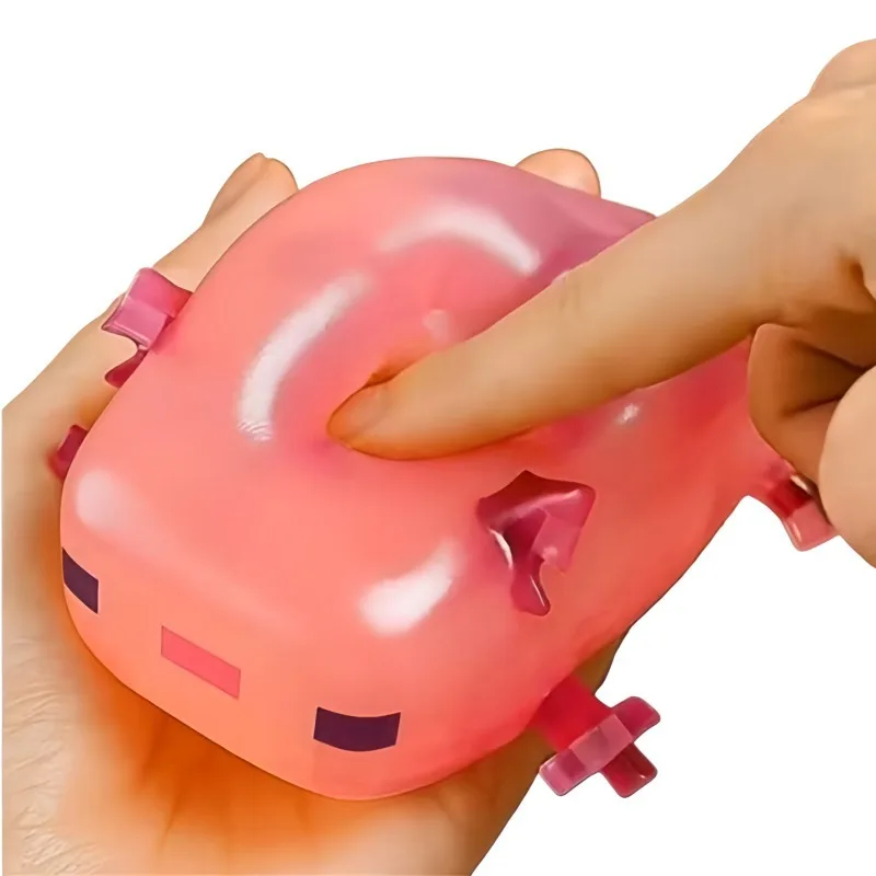 Niedliche Salamander-Fidget-Squishies, Mini-Tabas Axolotl Quetschspielzeug zur Emotionsfreisetzung, Langsam Aufsteigende Stressabbau-Spielzeuge – Detail 3