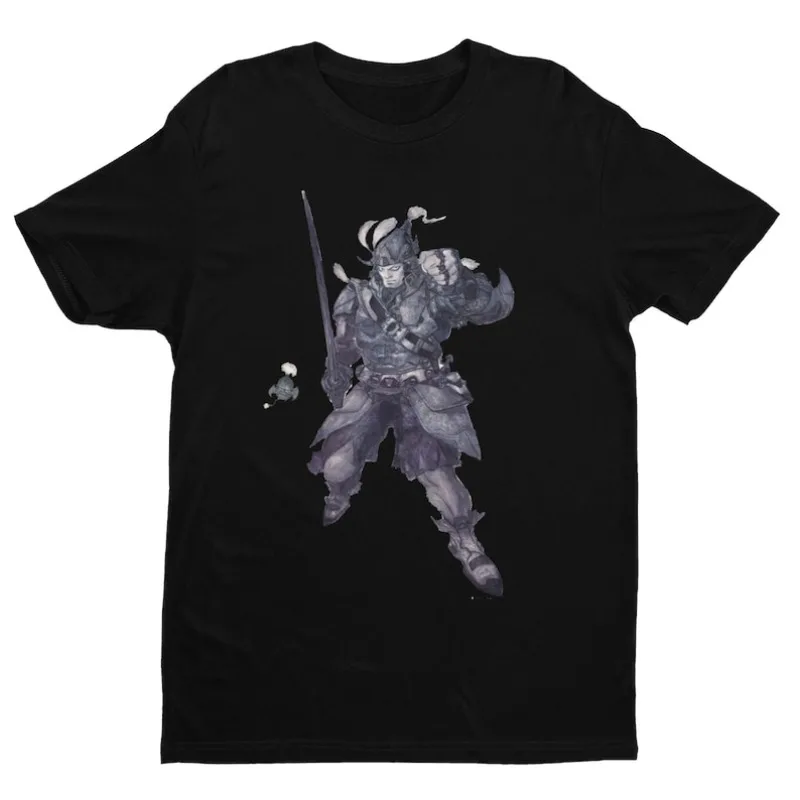 00012621 # A-FF9 IX Adelbert Steiner Camiseta unisex premium | Arte de Yoshitaka Amano | Regalos para él, ella, fanáticos de Final Fantasy y Col