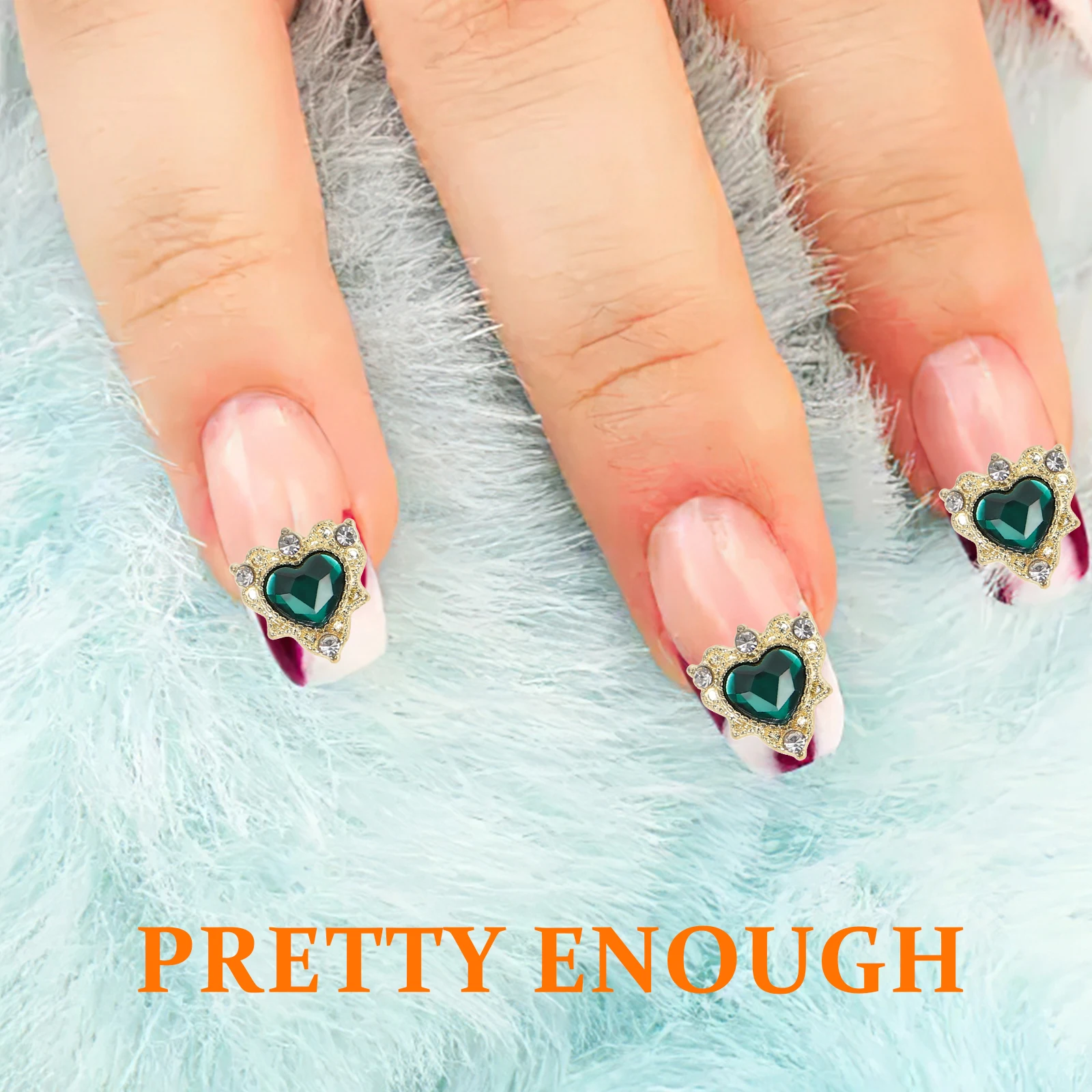 

20pcs Alloy Decorations Nail Art Shaped Drill Flat Bottom DIY Manicure Charms Women Fake Nails Halloween Kawaii Gems