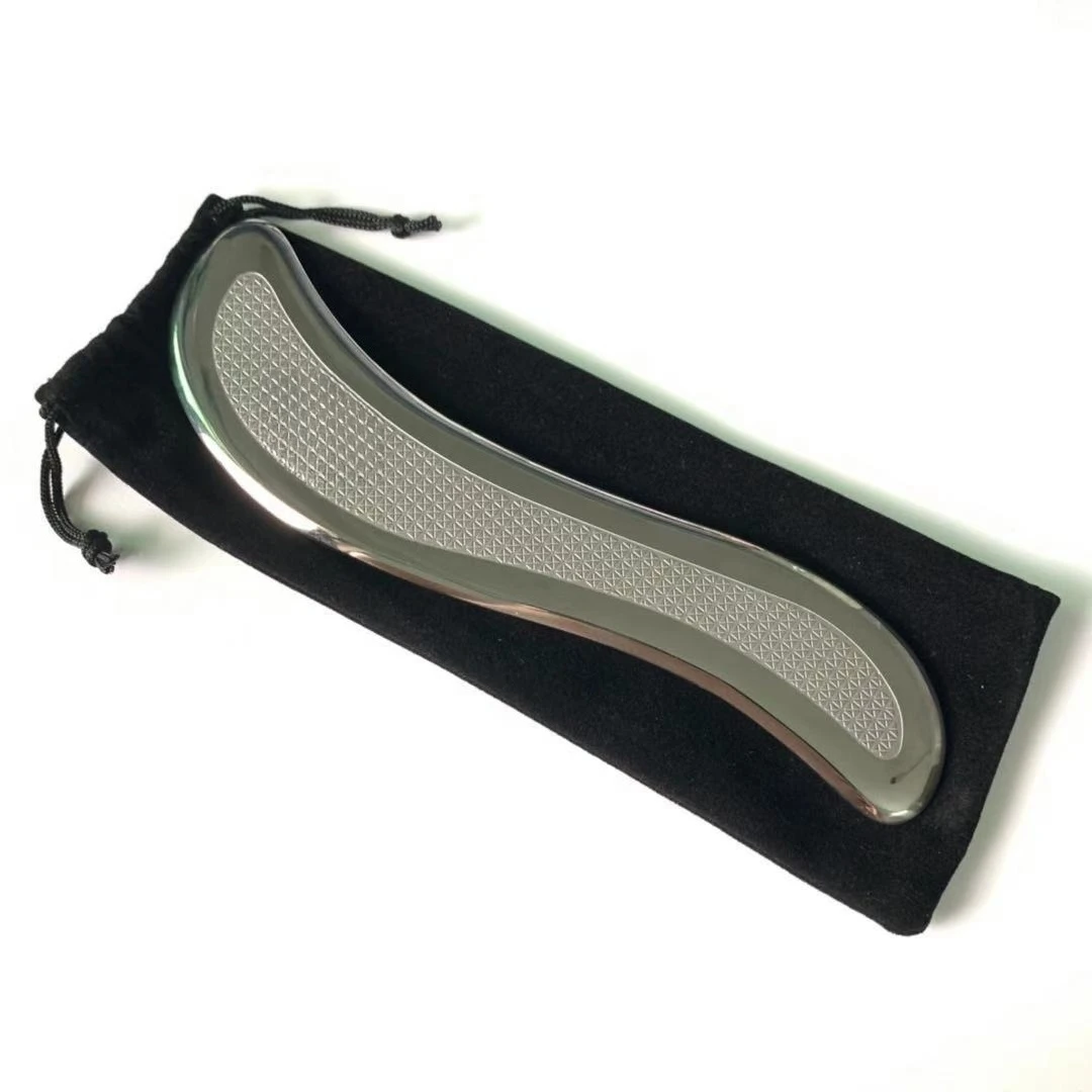 Stainless Steel Muscle Scraper Tool Myofascial Release Massager Physical Therapy Massage Gua Sha Board For Body Relaxation