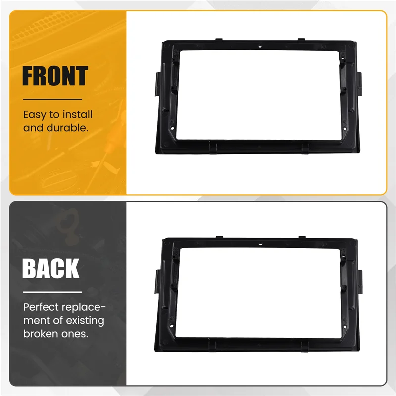 

2X автомобильная рамка, адаптер для фасции, Android-радио, комплект панели для крепления приборной панели для Honda Ridgeline