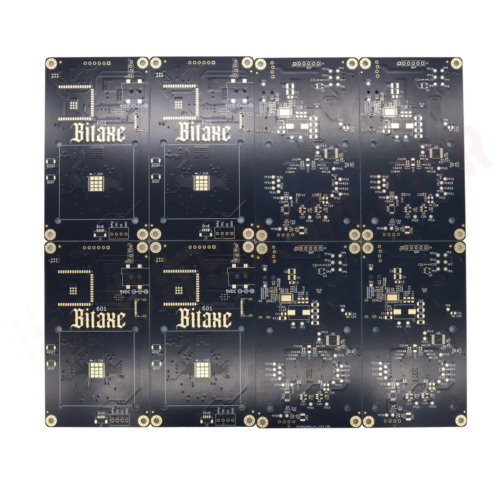 Позолоченная печатная плата для биткойн-майнера Bitaxe Gamma 601