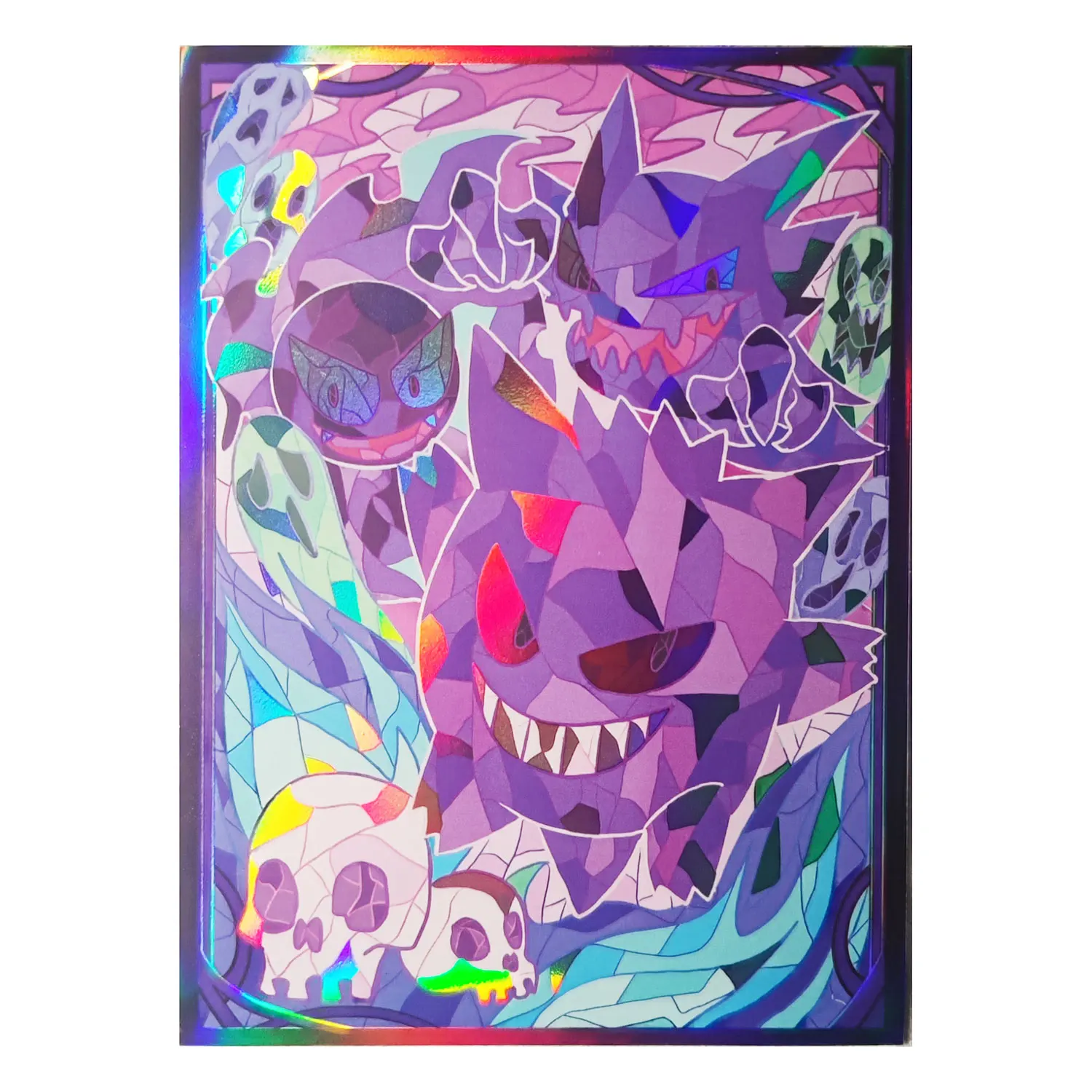 60PCS Buste per carte laser Anime Gioco da tavolo esterno Carte collezionabili Protezione MTG TCG PTCG Scudo Copertura della carta per dimensioni standard 66x91mm