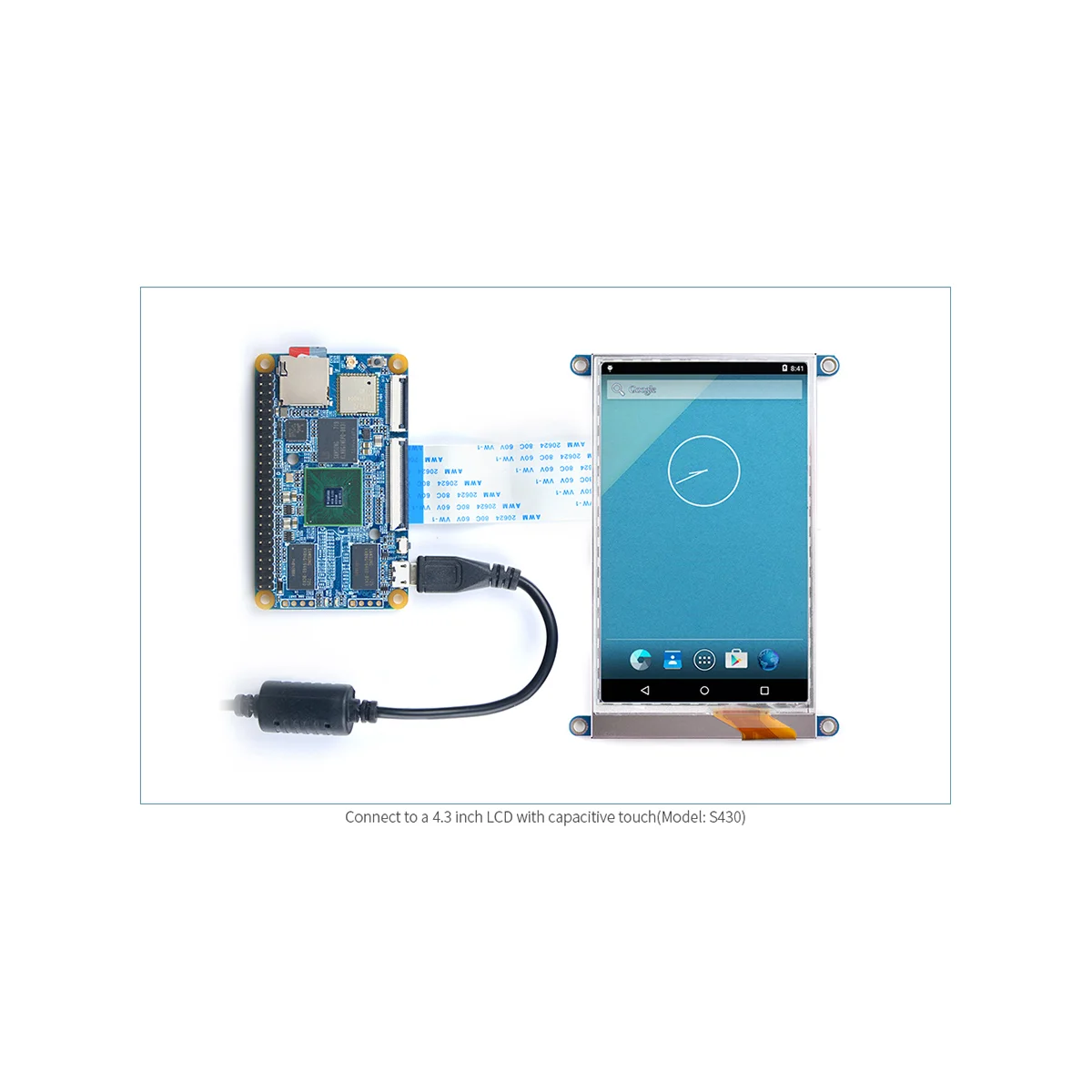 

CORE4418 Development Board+Antenna S5P4418 -Core 1GB+8GB EMMC WiFi BT4.0 Gigabit Network Interface Supports Lubuntu