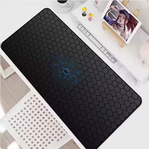 벌집 게임용 마우스 매트 Mausepad 게이머 캐비닛 Pc 액세서리 키보드 패드 데스크 매트 마우스 패드 매트 일시 중지 노트북 패드 Anime Xxl
