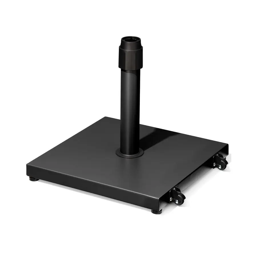 

Patio Umbrella Base with Wheels Heavy Duty Outdoor Patio Market Umbrella Stand for Deck with Rollers, Poolside, Balcony, WindRes