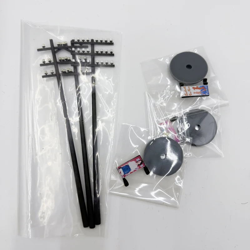 1:87/1: năm 160 Đường Dây Điện Cực Mô Hình Thu Nhỏ Ô/Hồ/N Quy Mô Tiện Ích Cực Đường Sắt Kiến Trúc Các Mô Hình Cát Bàn Chất Liệu