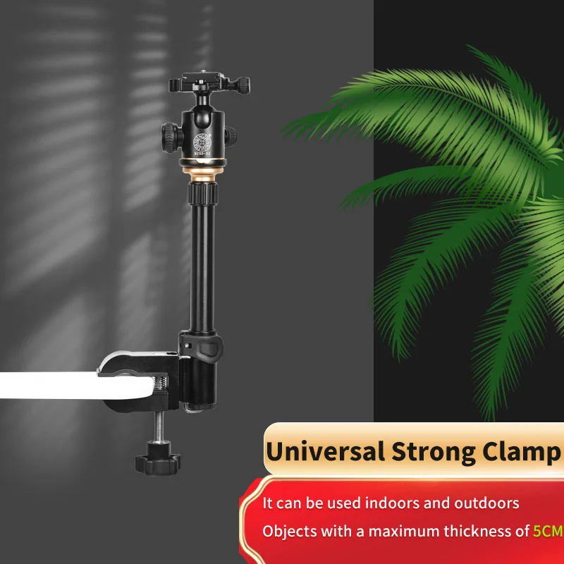 Multi-function Clamp Clip Photo Studio Accessories Photography Super Clamp with  Ball-Head 1/4