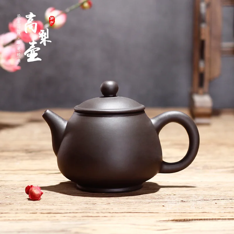 140cc Yixing Zisha Teapot Chinese Handmade Kungfu Tea Kettle Purple Clay Home Decor Pottery Teaware Set Tea Ceremony