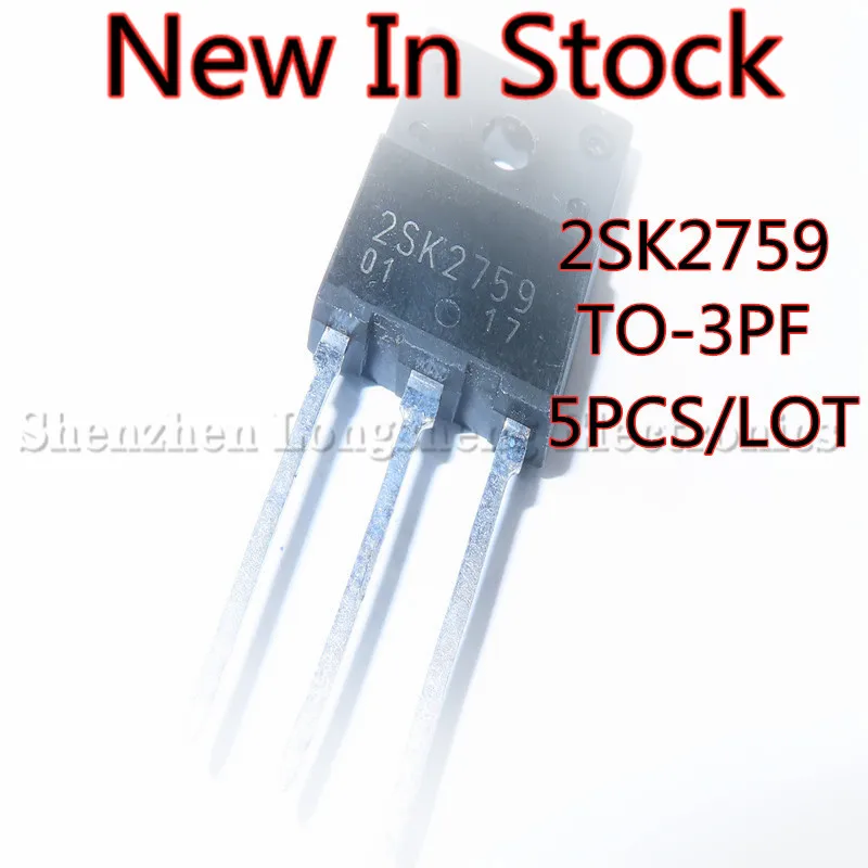 

5PCS/LOT In stock 2SK2759 K2759 N-channel field effect Power supply tube TO-3PF 500V 15A quality assurance
