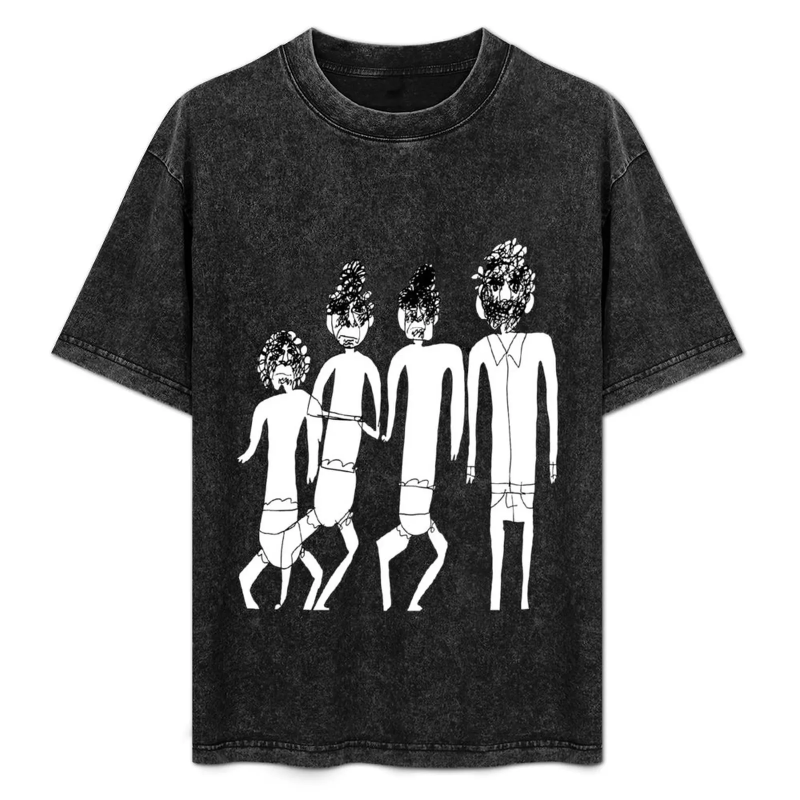 4 Nappies T-Shirt baggy shirts anime stuff oversized t shirt funny t shirts men