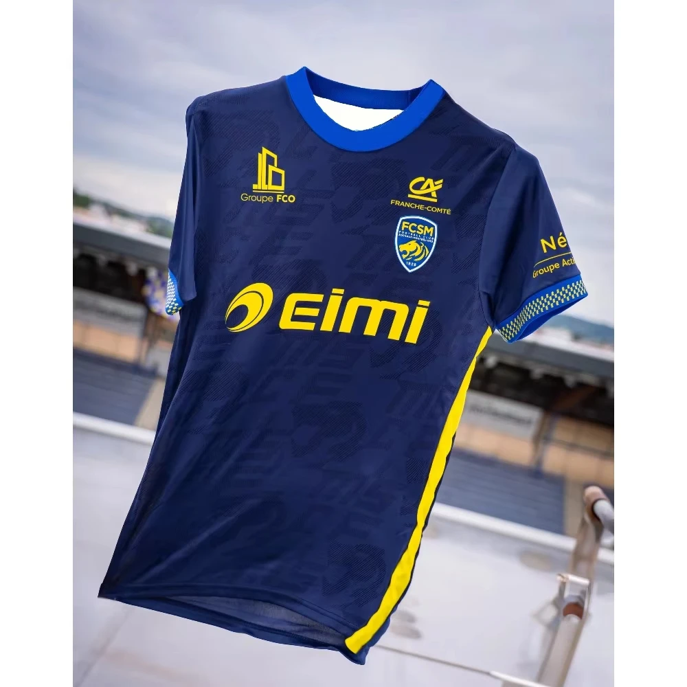 

Футболка для пляжного серфинга Sochaux-Montbéliard 2026, домашняя и выездная, с 3D-печатью, комфортная, для взрослых