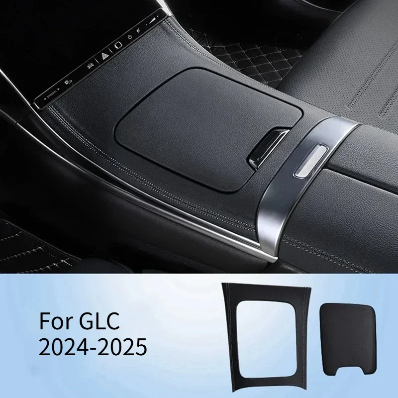 

Car Center Control Panel Trim Cover For Mercedes Benz C-Class W206 C260 C220 C200 2022-24 Gear Shift PU Pad Protection