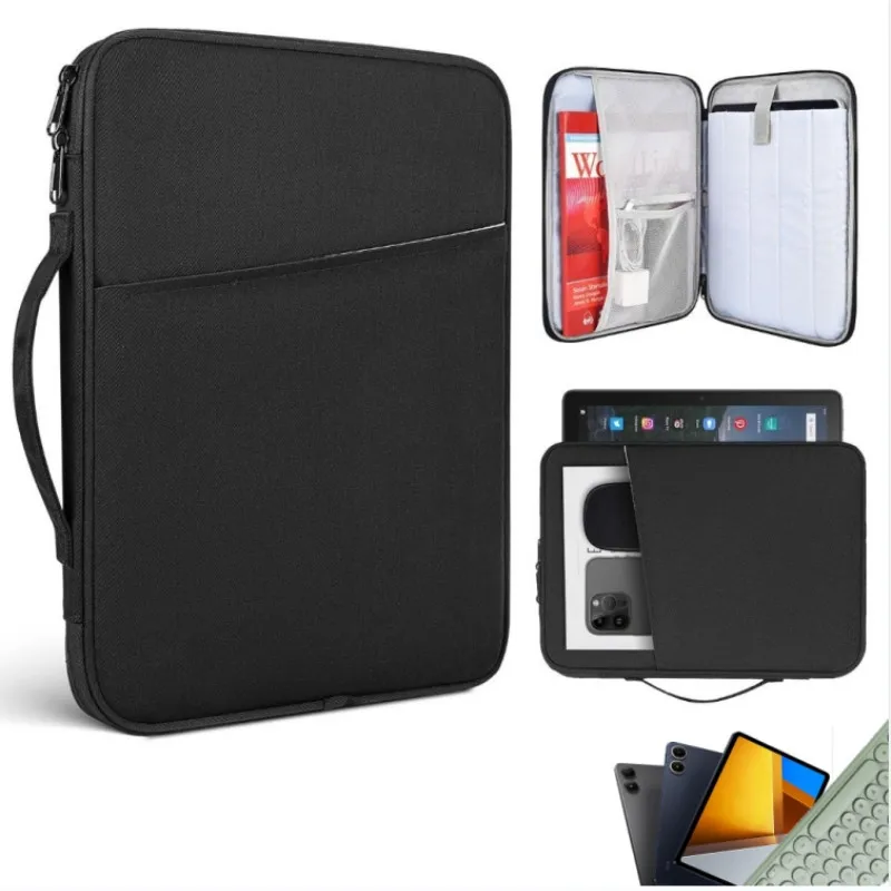 Carrying Sleeve Case For Xiaomi Poco Pad 12.1 2024 6S Pro 12.4 6 5 / Pro Waterproof Protective Bag With Handle Wear Resistant