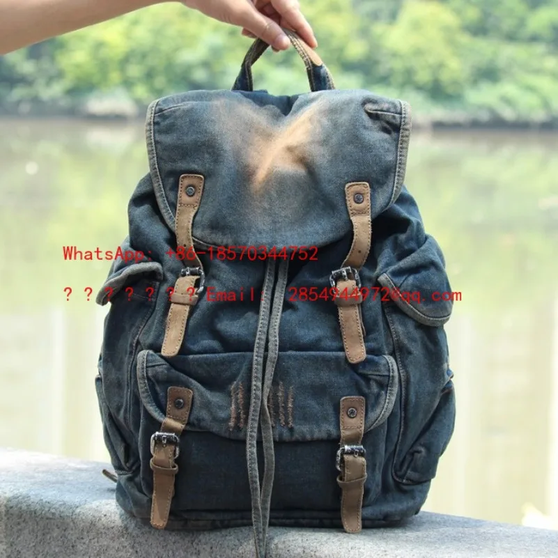 

L 2026 Новый рюкзак, джинсовая сумка, ретро-сумка