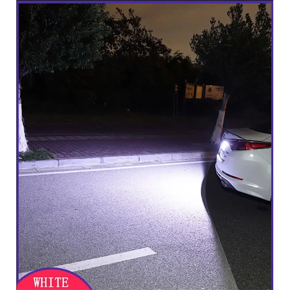 Luz de marcha atrás de coche Night Knight 30/45/90/180 SMD bombillas LED freno lámparas de matrícula externas DRL luces antiniebla automáticas 12V