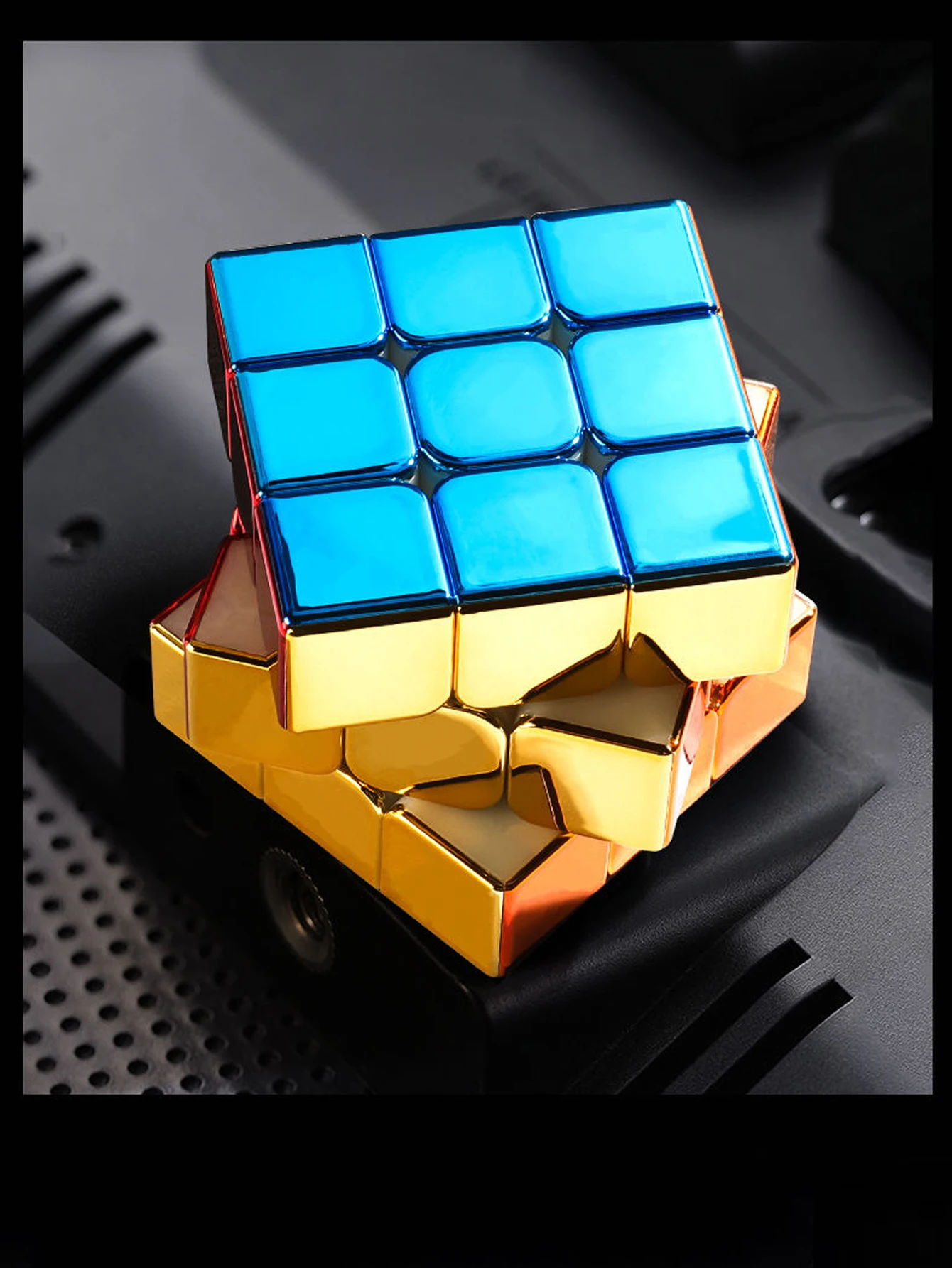 SENGSO Speed Cube 2x2x2,3x3x3, Pyramide Phantomfarbe, Aufkleberloser Zauberwürfel, professioneller Wettkampfwürfel, Lernspielzeug für Kinder – Detail 4