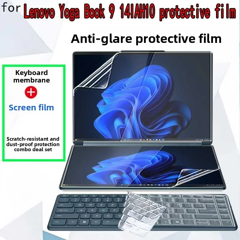 For Lenovo Yoga Book 9 14IAH10 Computer Dual Screen Protective Film Keyboard Film Anti-Glare Main Screen Sub Screen Film