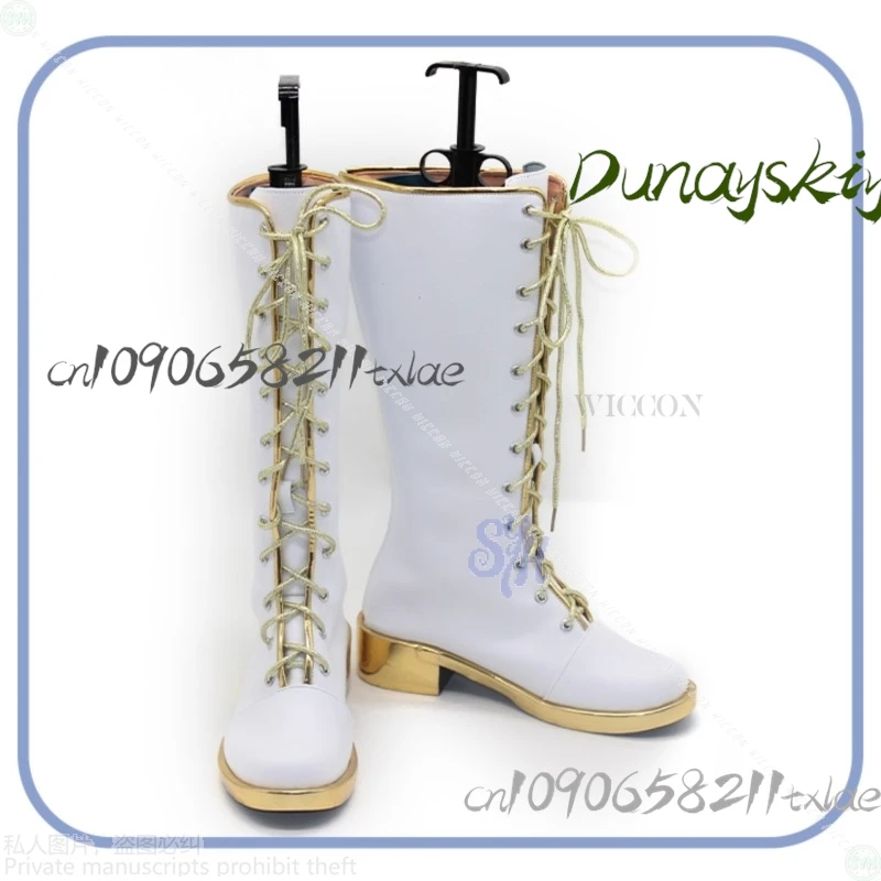 Shop1104340175 متجر الذهبي كوريا المعبود المرحلة فضي أبيض أحذية الموضة أحذية توم للعب شيطان رومي كوسبفريه بنات الهالوين #6