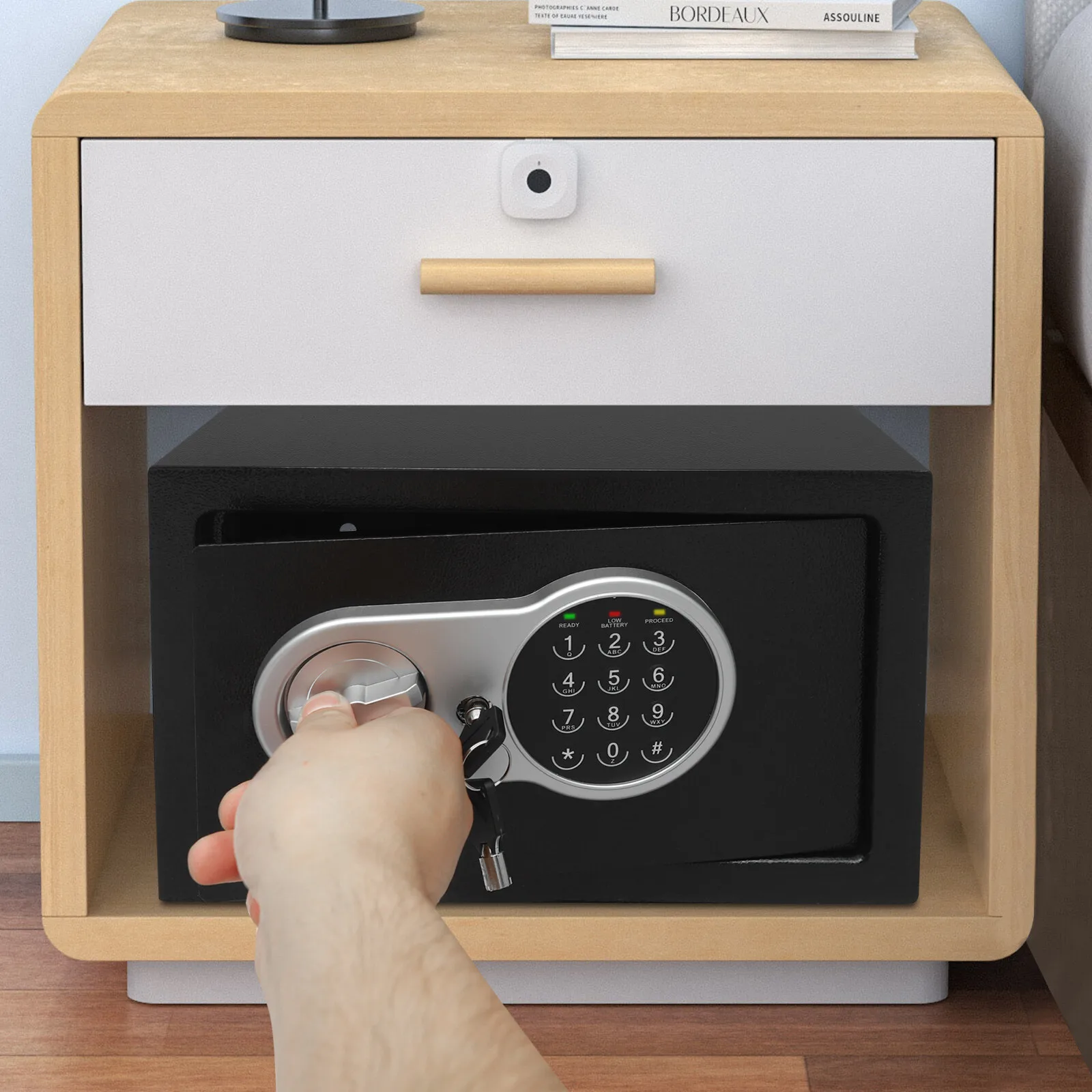 

Стальной цифровой сейф-замок для дома и отеля, для хранения денег и ценностей