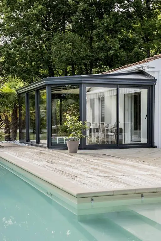 

Thermal Break Aluminum Doors for House Double Glazed Patio Doors Sliding LOW-E Glass for Villa Retractable Aluminum Sliding Door