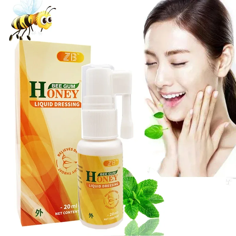 

Natural Herbal Cool Oral Ulcer Pain Relieve Spray Propolis Antibacterial Fast Relief Sore Throat Toothache Bad Breath Mouth Wash