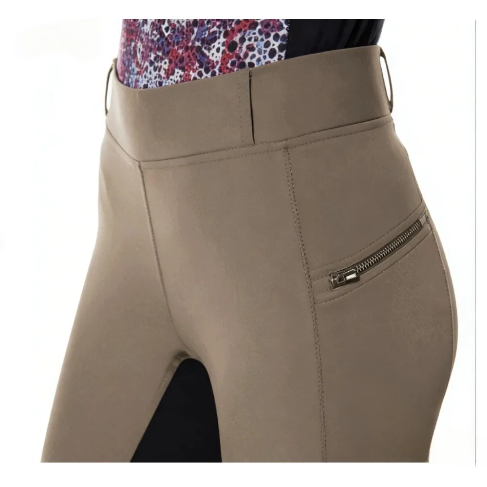 Pantalones de Equitación Elásticos para Mujer, Pantalones de Montar a Caballo Ajustados a la Moda, Cintura Elástica, Jodhpurs Casuales, Breeches de Equitación