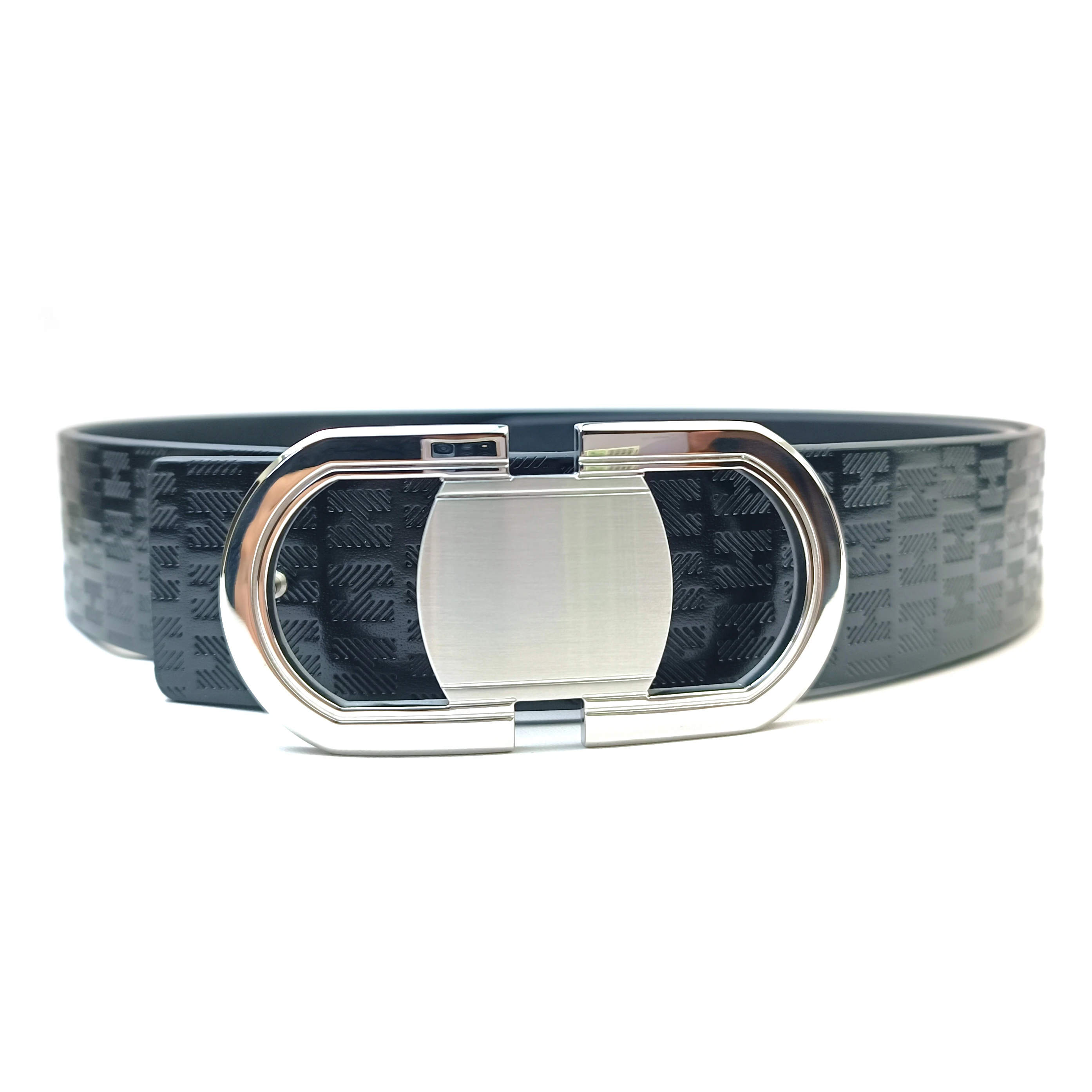 

Men's high-end boutique buckle 3.8cm belt, high-end luxury design, high-quality double-sided cow belt, unique, no back pocket, s