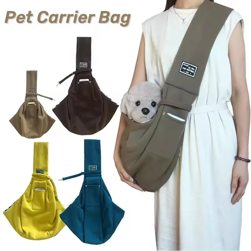

Portable Pet Shoulder Bag Phone Pocket Outdoor Carrier Dog Cat Bag Puppy Kitten Travel Handbag