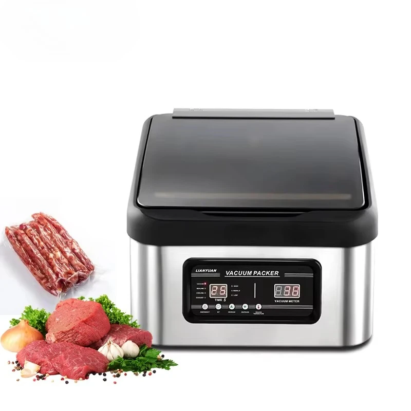 

Вакуумная термосварочная машина Воздушная вакуумная упаковочная машина Ресторанная машина для вакуумной упаковки сыра