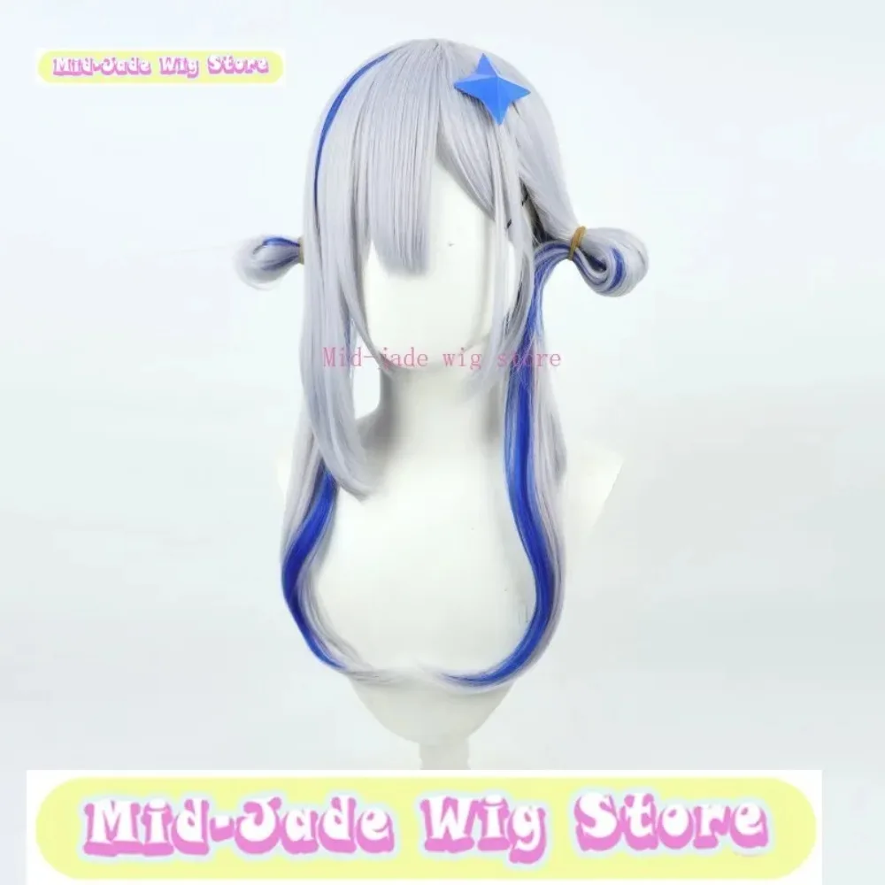 Peruka Mid-jade Wig Store Hololive Kanata Amane, uniform roboczy, peruka do cosplayu, anime, gra, odgrywanie ról, kostium na Halloween, rekwizyty.