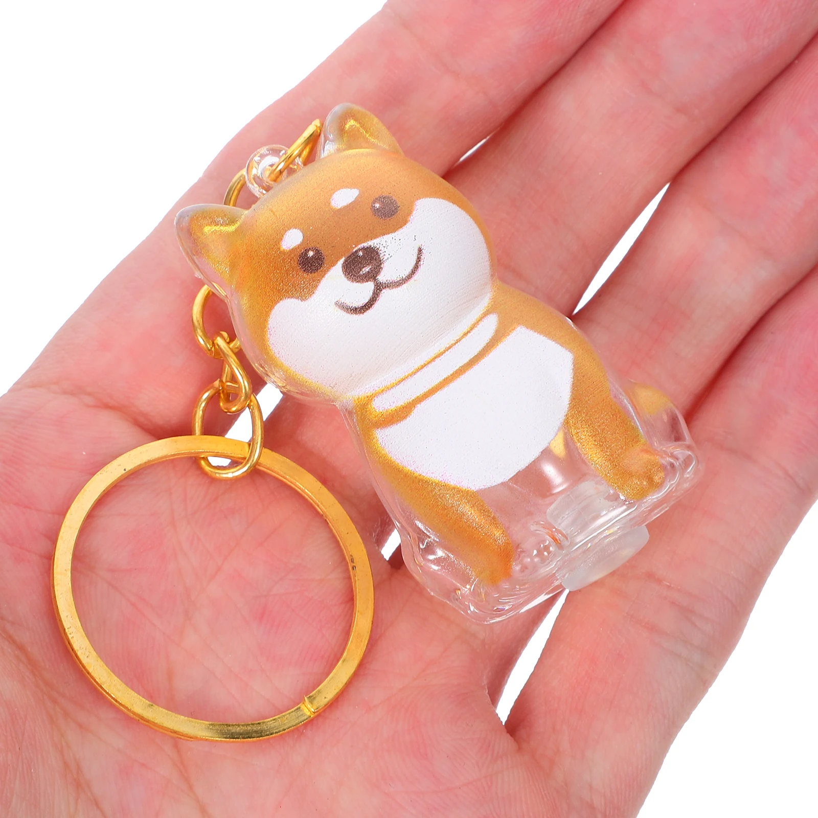 

Transparent Dog Hair Collector Keychain Charm Pet Memorial Keepsake Storage Bag Hanging Decoration Portable Lightweight for Pet