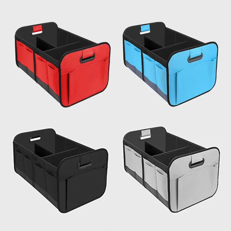 

Large Capacity Foldable Car Storage Box Trunk Organizer Oxford Fabric Car Interior Storage Rear Racks & Accessories