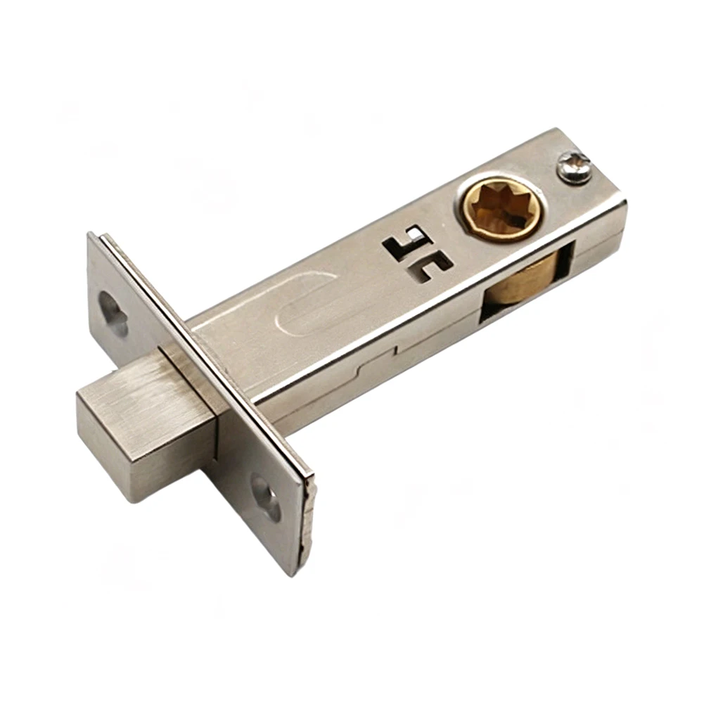 Bathroom Lock Body Single Tongue Lock Hole Stainless Steel Toilet Partition Lock With Occupancy Indicator And Lock Body