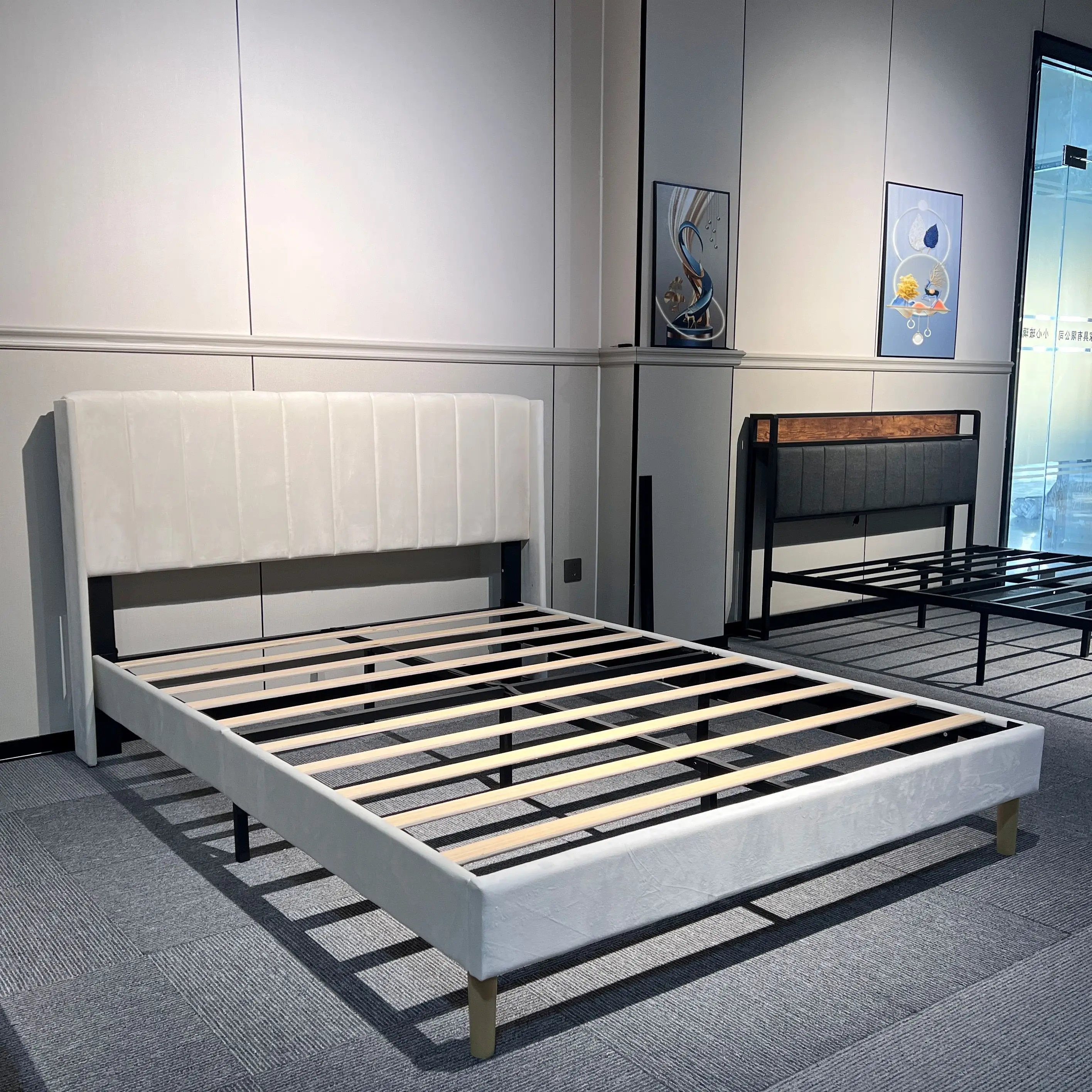 Fabric Bed With Good Design Cheap Pricemetal Beds Framemetal Bunk  Garden  Raised Garden  Frame Mattress Base Metal Bed Baseprom