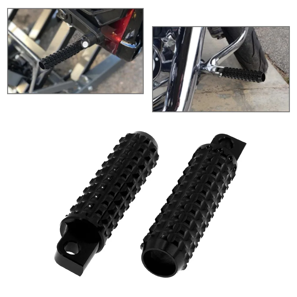 

10mm Motorcycle Footpegs Foot Pedals CNC Aluminum Footrests Foot Pegs For Harley Touring Road King Sportster 883 XL Softail Dyna