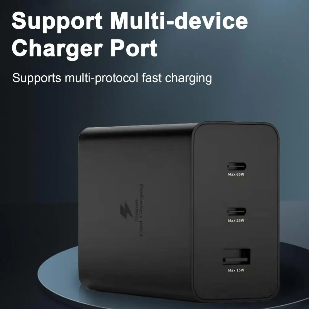 Practical Charging Head AC100-240V Phone Charger High-efficiency Support Multi-device Charger Port USB Charger  Fast Charging