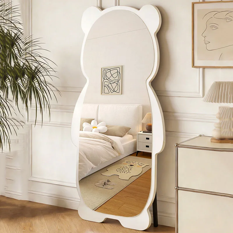 Standing Full Body Mirror Cheap Aesthetic Creative Unique European Irregular Lounge Mirror Large Size Spiegel Wand Home Decor