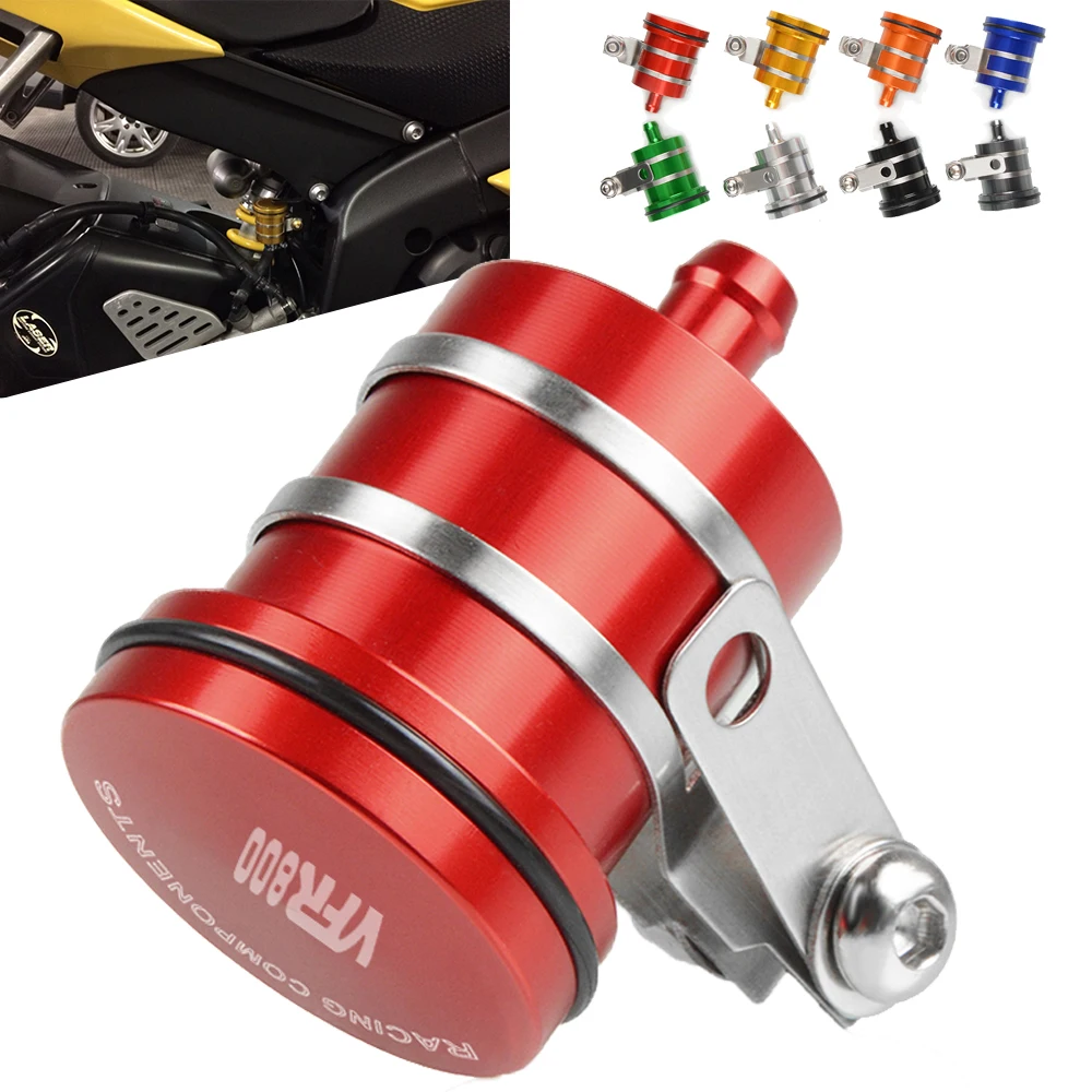 

Motorcycle Brake Fluid Reservoir Clutch Tank Oil Fluid Cup For HONDA VFR800 VFR 800 VFR800F 2002-2017 2010 2011 2012 2013 2014