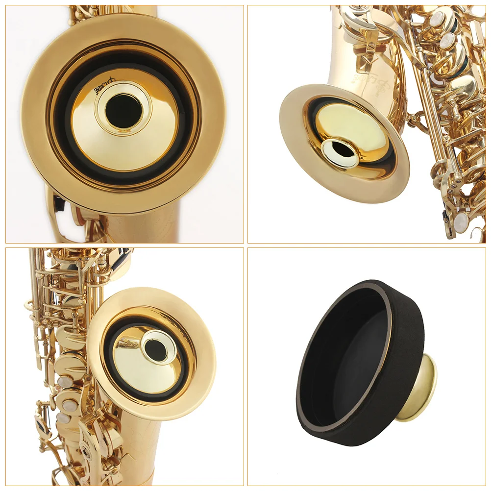 Accesorios amortiguadores silenciosos para saxofón, accesorio para quitar ruido, pieza de instrumento, sonido dorado